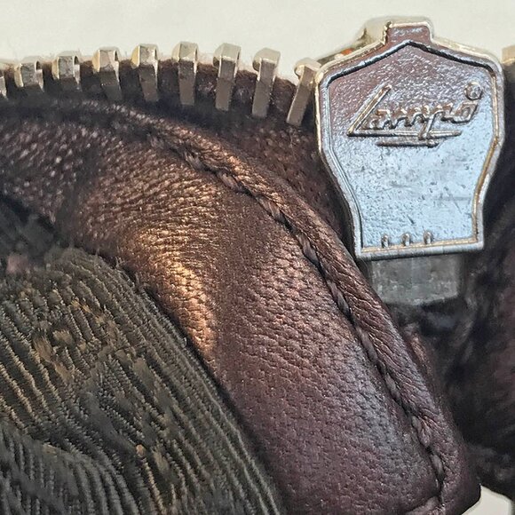 PRADA BAG authentic shirred ruched nappa LEATHER purse - Picture 2 of 16